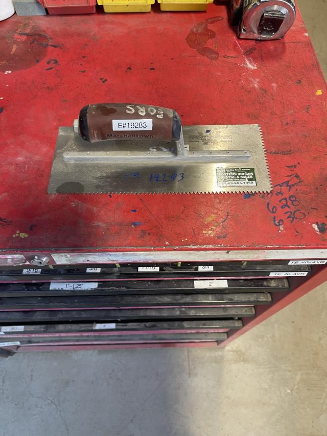 Where to rent Trowel Adhesive V-Notch 16  x 4 in Pasco WA