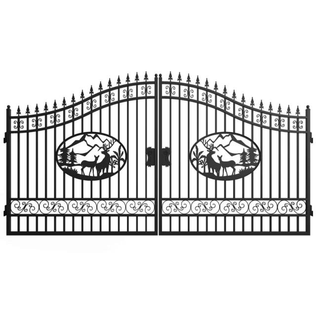 Where to rent Fence Steel Black Gate 13Ft in Pasco WA