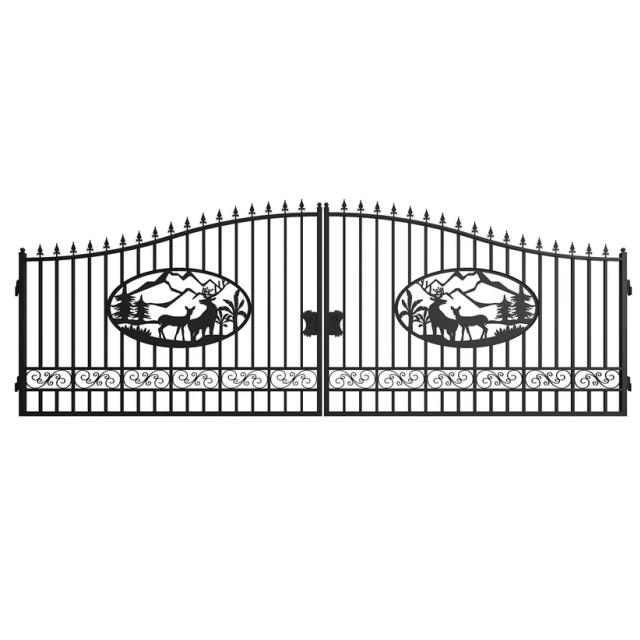 Where to rent Fence Steel Black Gate 16-20 Ft in Pasco WA