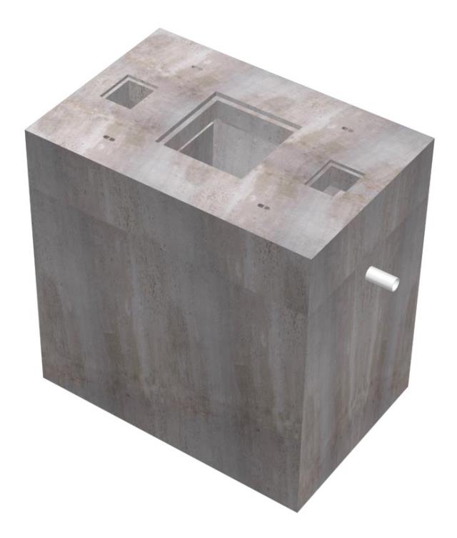 Where to rent Vault, Concrete Oil Water Separator 1k G in Pasco WA